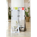 Deluxe Donation Stand, White